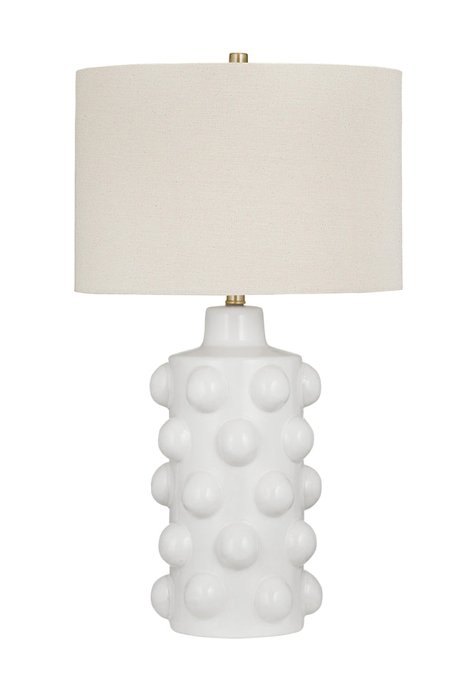 Bassett White Lynn Table Lamp - White