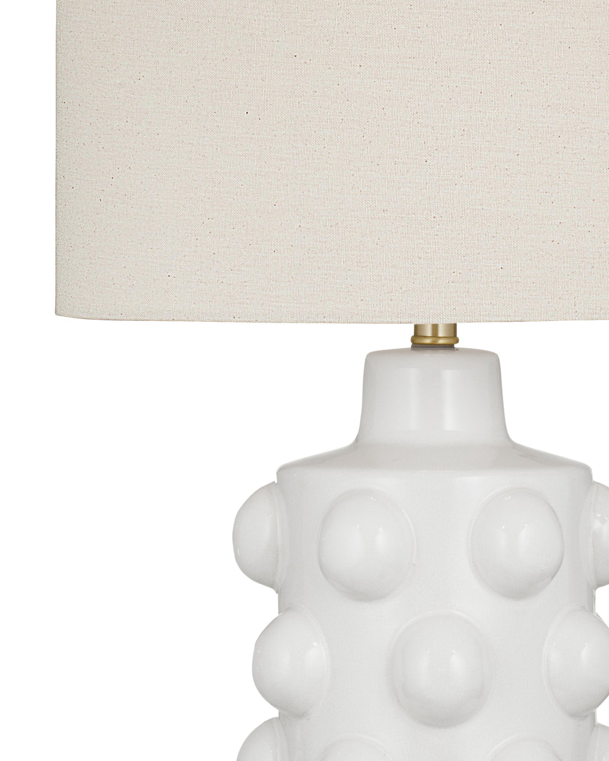 Bassett White Lynn Table Lamp - White