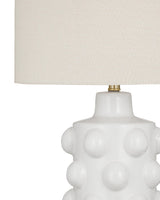 Bassett White Lynn Table Lamp - White