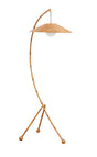 Bassett Gold Frond Floor Lamp