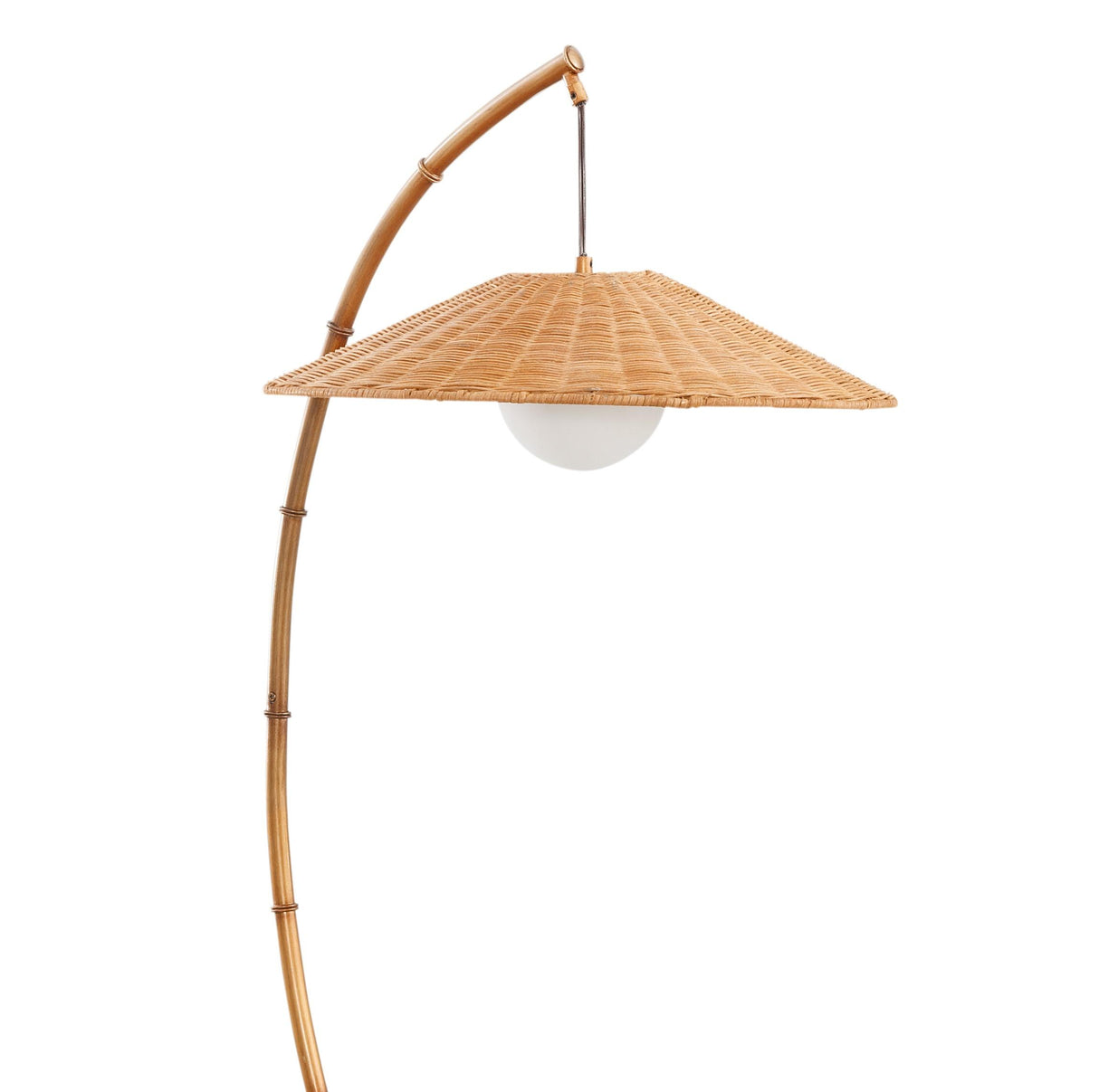 Bassett Gold Frond Floor Lamp