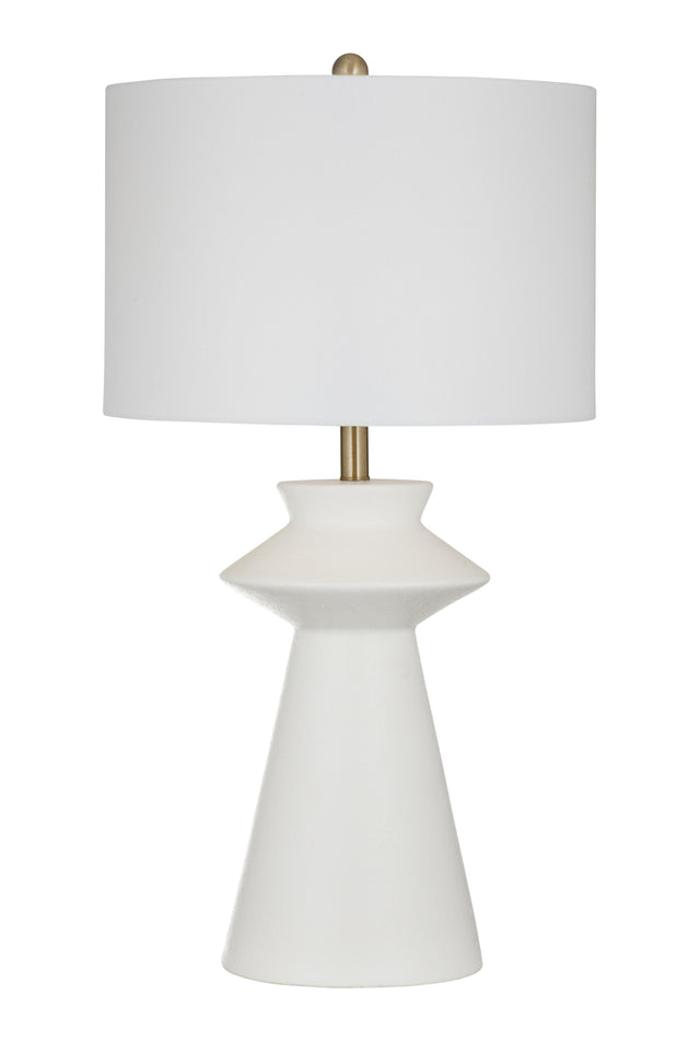 Bassett White Binah Table Lamp