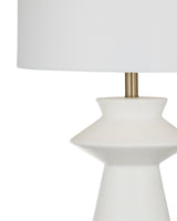 Bassett White Binah Table Lamp