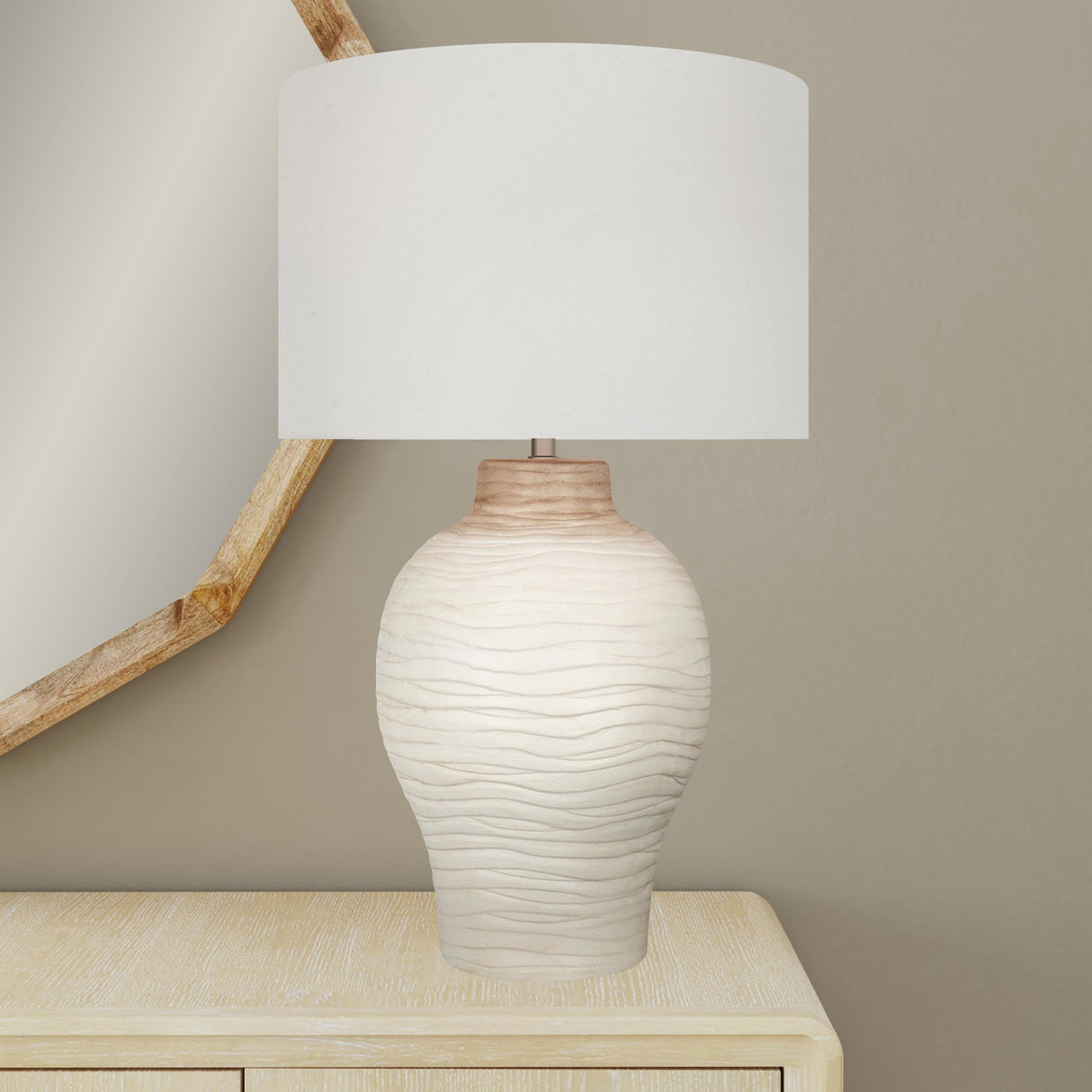 Bassett Cream Gala Table Lamp