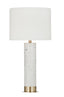 Bassett White Lenning Table Lamp