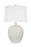 Bassett White Lotus White Table Lamp