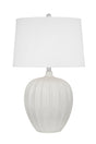 Bassett White Lotus White Table Lamp