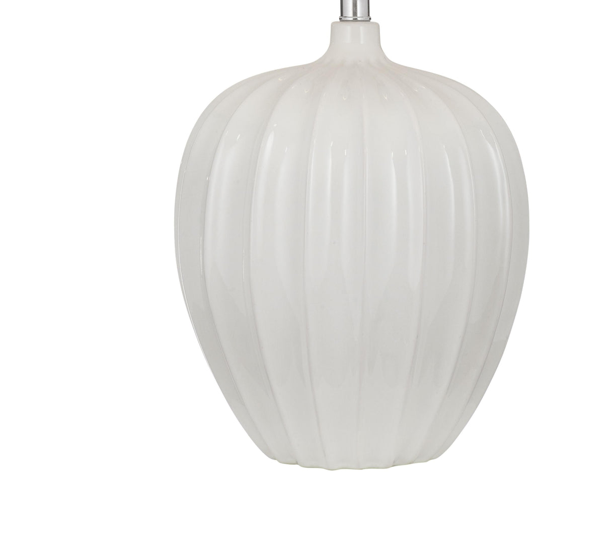 Bassett White Lotus White Table Lamp