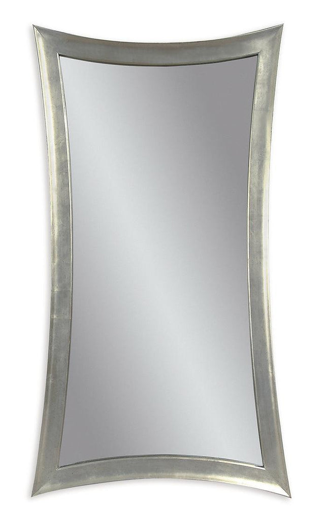 Bassett Silver Hour Glass Shaped Mirror