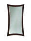 Bassett Brown Hour Glass Floor Mirror