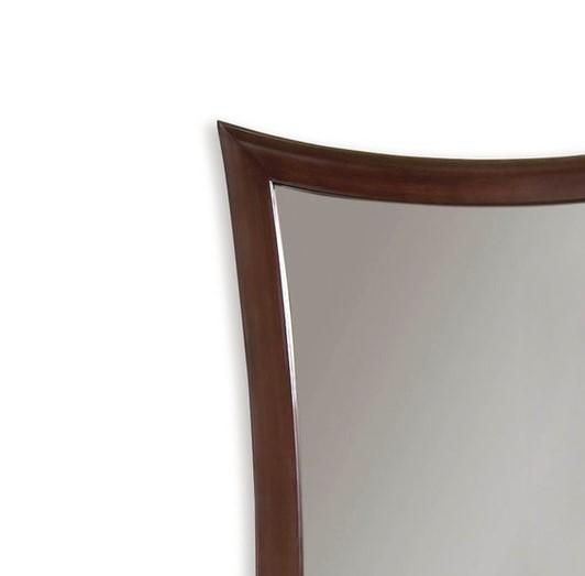 Bassett Brown Hour Glass Floor Mirror