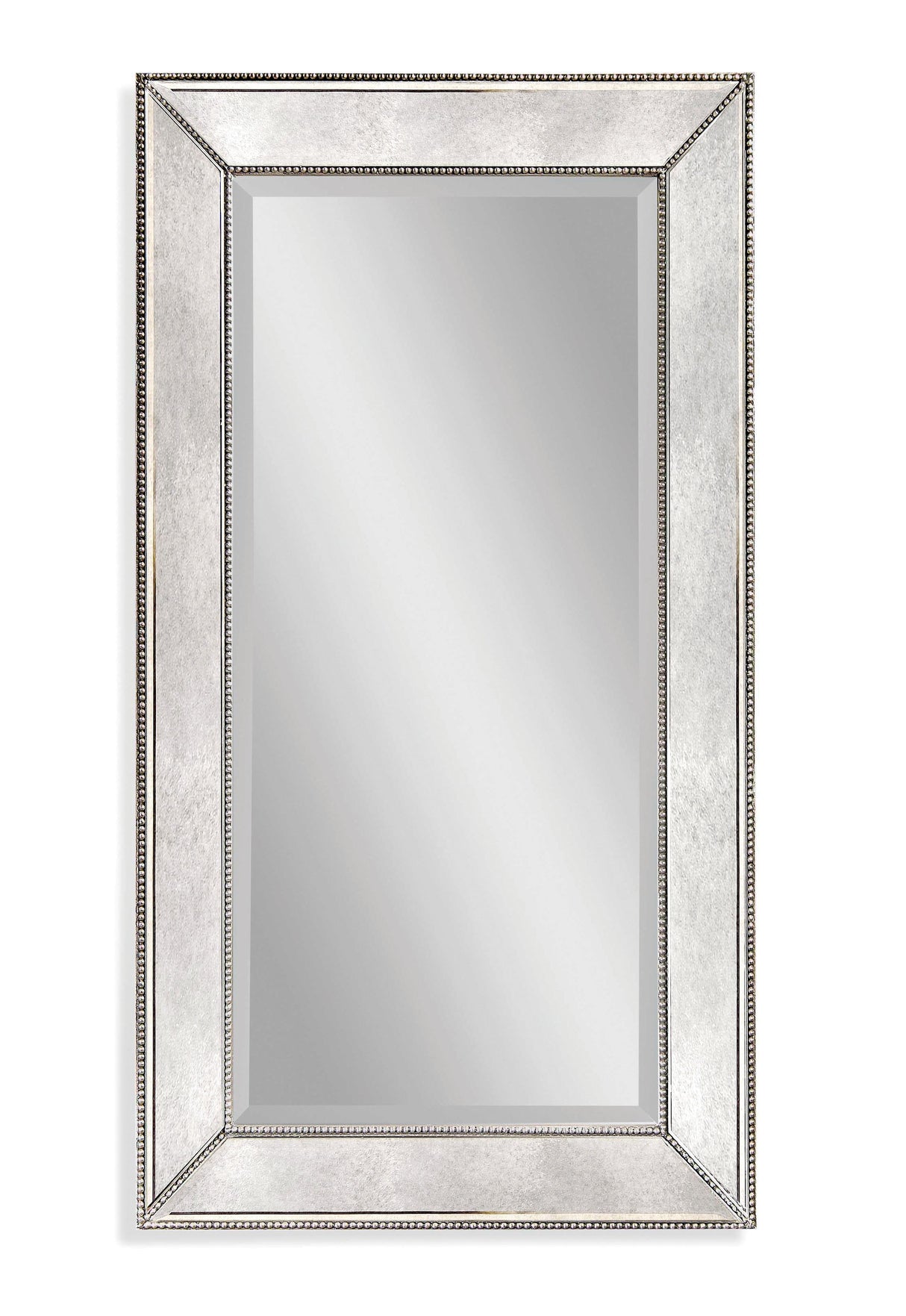 Bassett Silver Beaded Wall Mirror