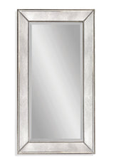 Bassett Silver Beaded Wall Mirror