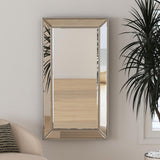 Bassett Silver Beaded Wall Mirror