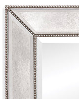 Bassett Silver Beaded Floor Mirror