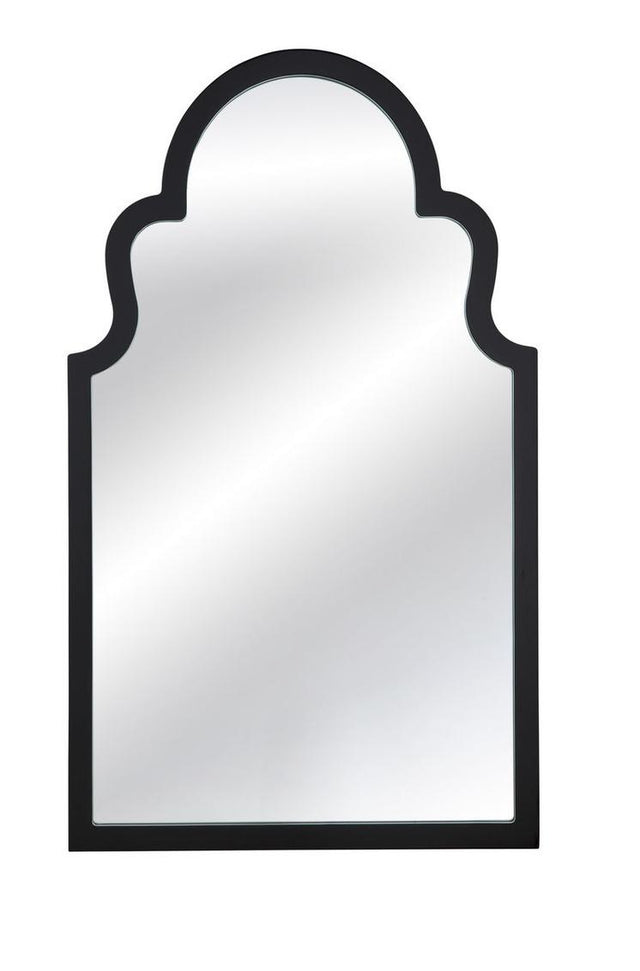 Bassett Black Elberta Wall Mirror