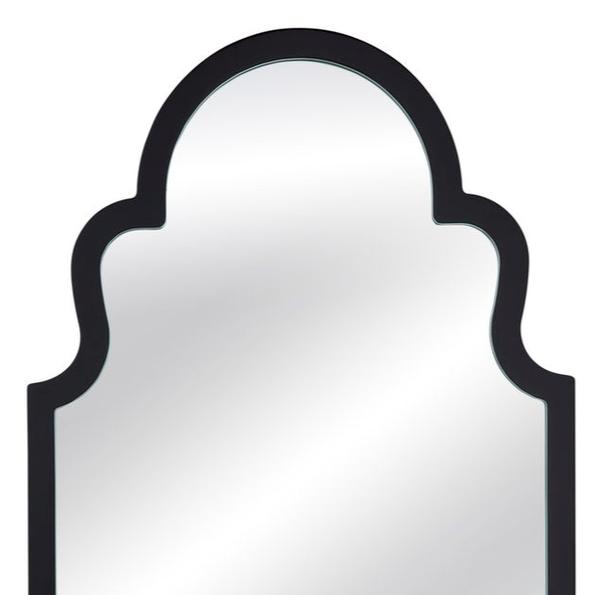 Bassett Black Elberta Wall Mirror