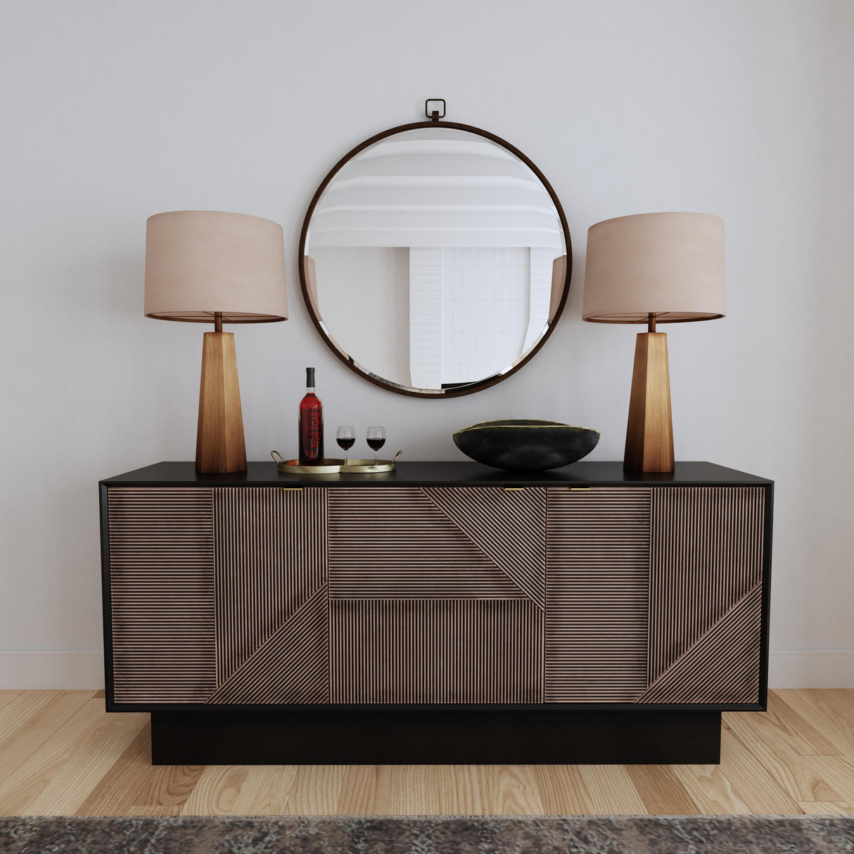 Bassett Bronze Quinn Wall Mirror