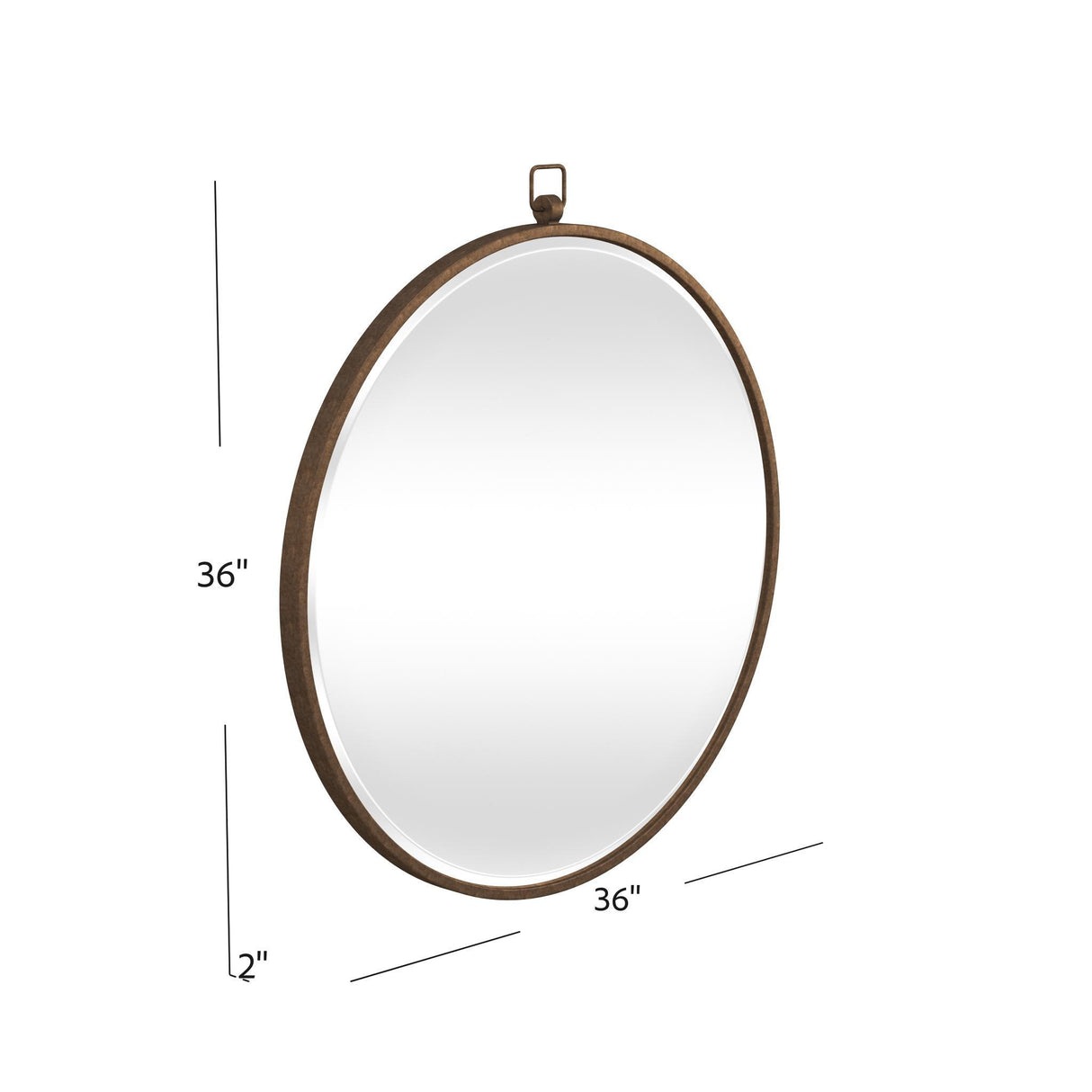 Bassett Bronze Quinn Wall Mirror