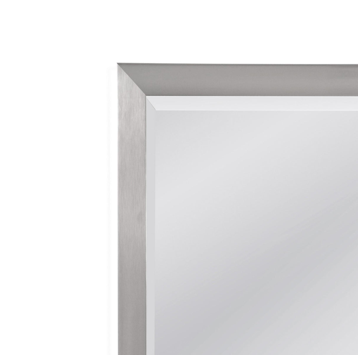 Bassett Silver Stainless Floor Mirror