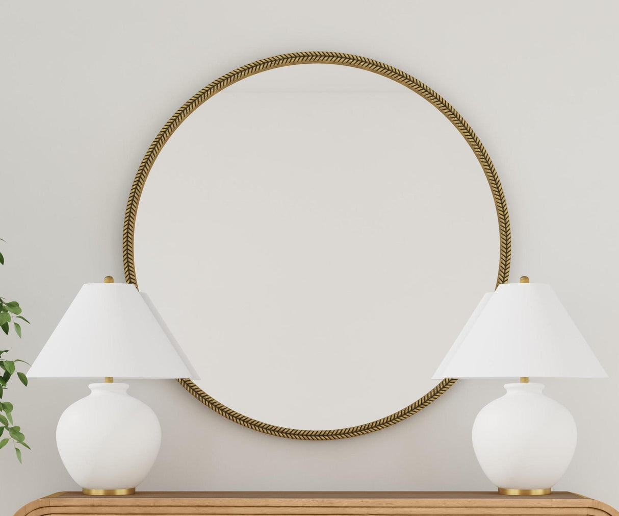 Bassett Bronze Hawthorne Wall Mirror