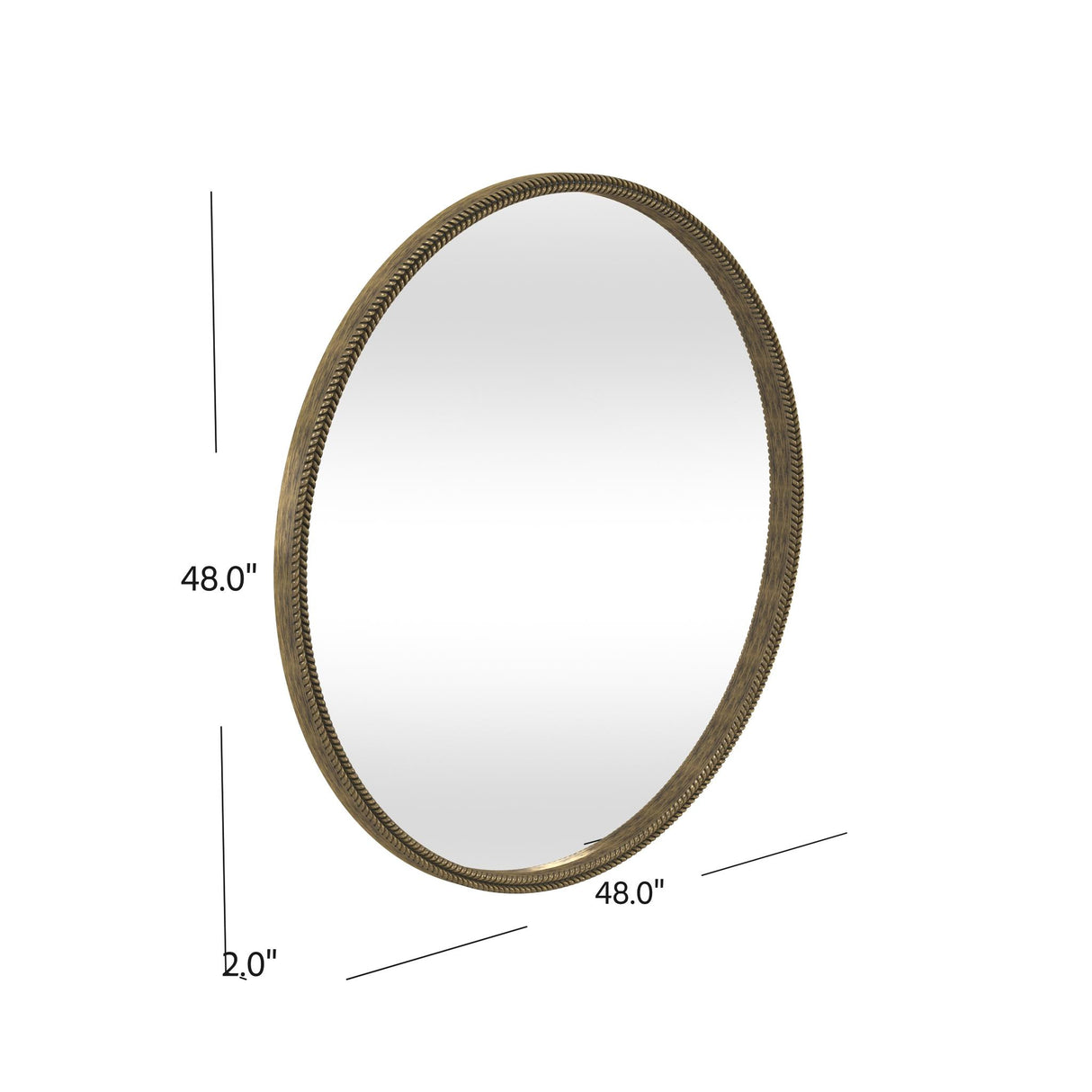Bassett Bronze Hawthorne Wall Mirror