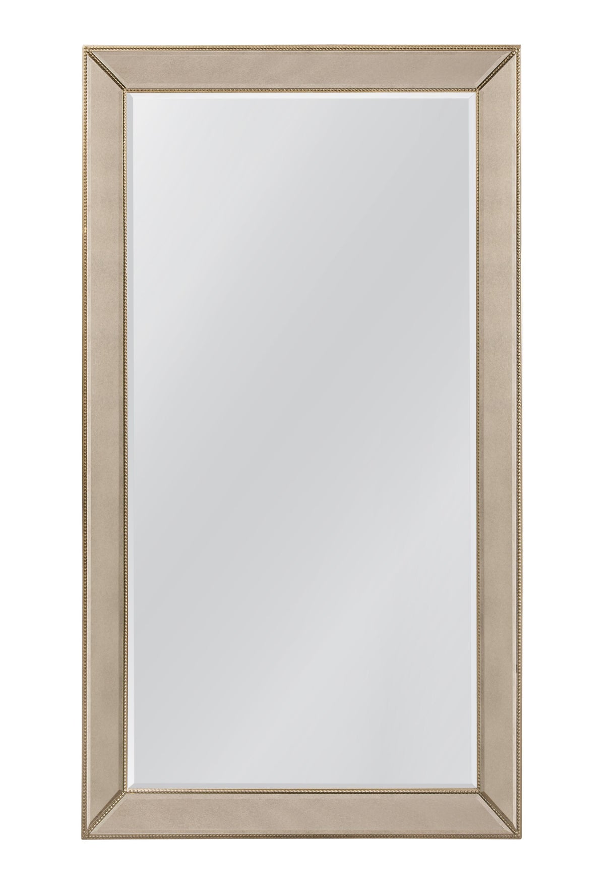 Bassett Gold Beaded Leaner Mirror - Gold