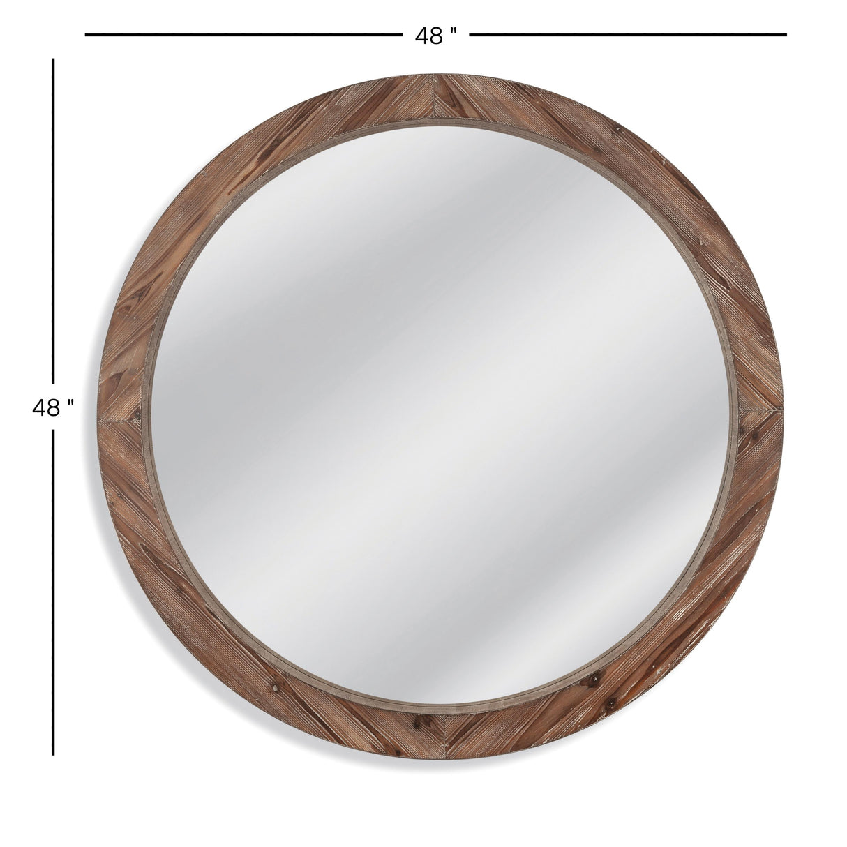 Bassett Brown Jacques Wall Mirror