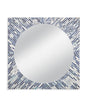 Bassett Blue Sunburst Bone Wall Mirror
