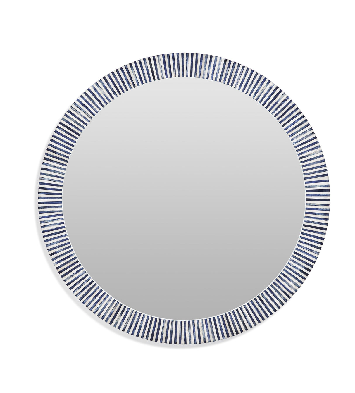 Bassett Blue Radial Bone Wall Mirror
