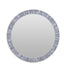 Bassett Blue Radial Bone Wall Mirror