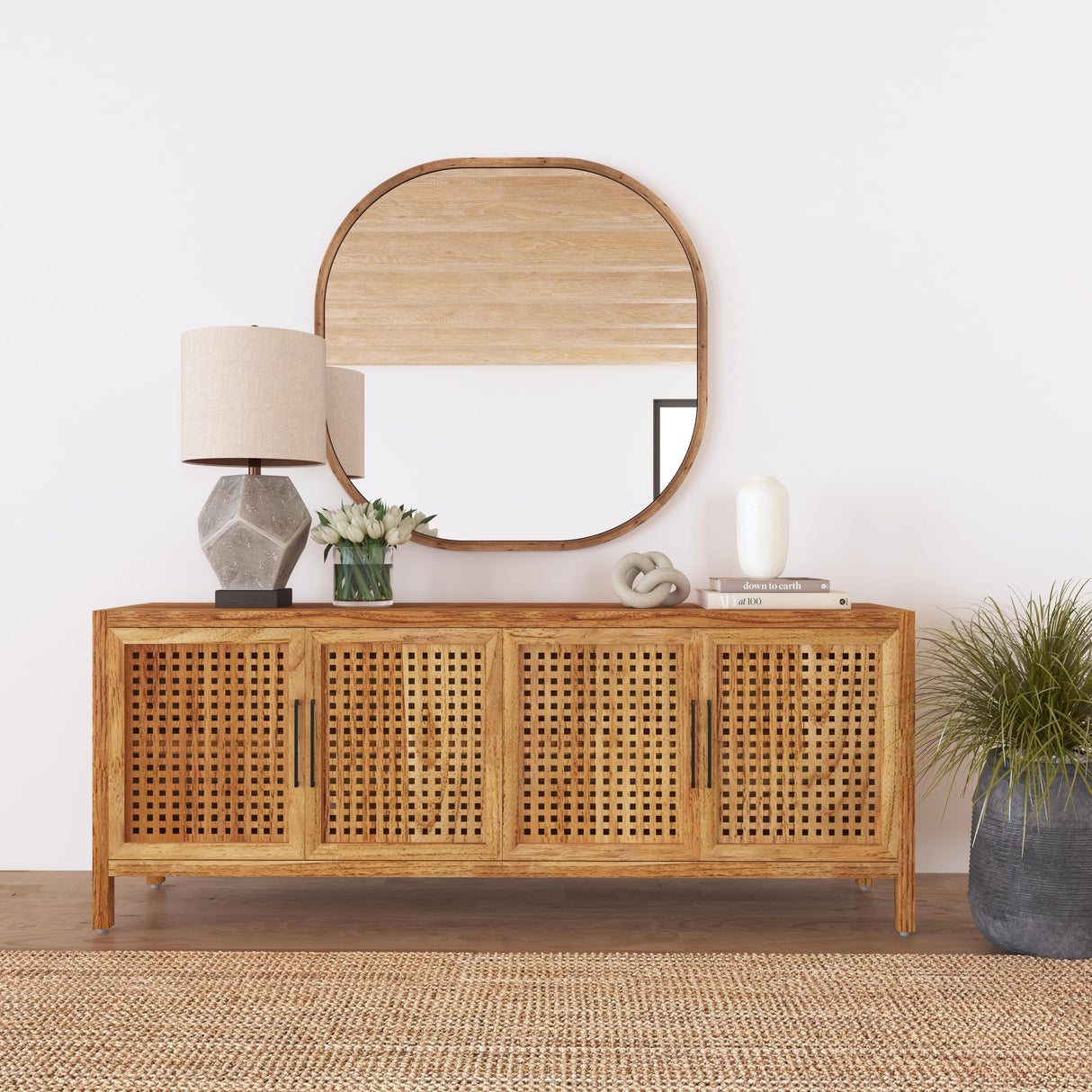 Bassett Brown Richards Wall Mirror