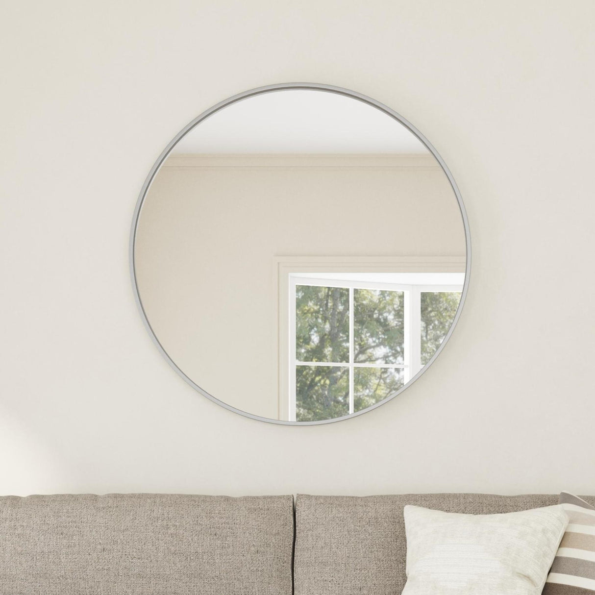 Bassett Silver Portia Wall Mirror