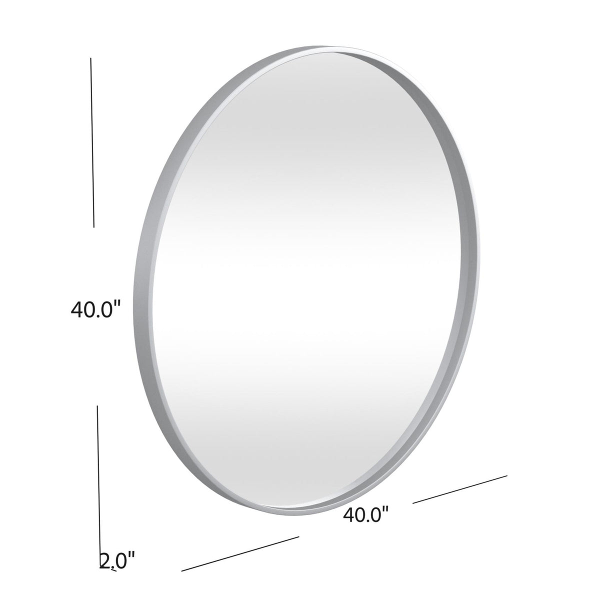 Bassett Silver Portia Wall Mirror