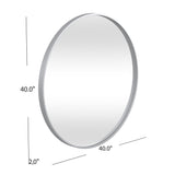 Bassett Silver Portia Wall Mirror