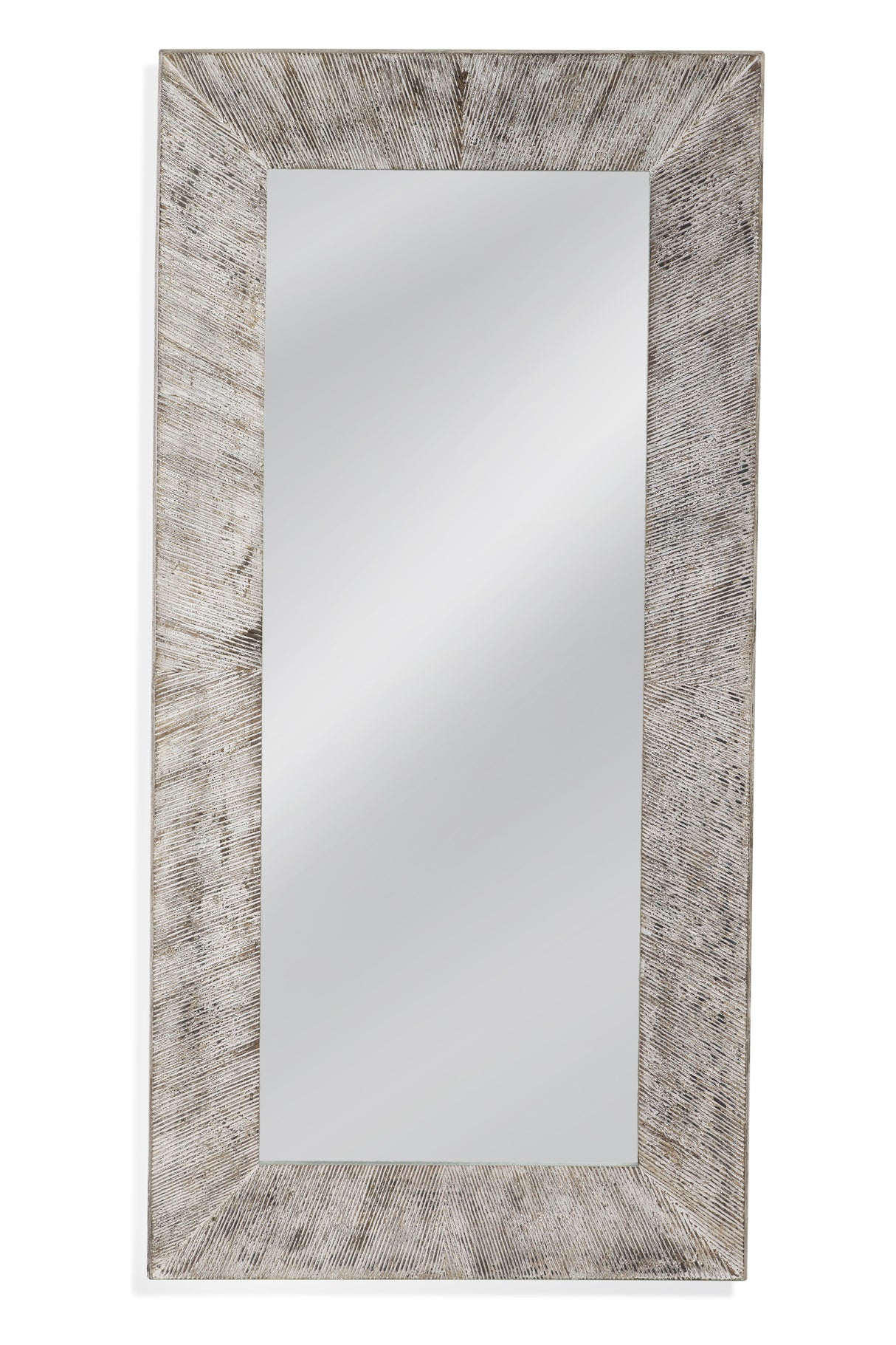 Bassett White Jameston Floor Mirror