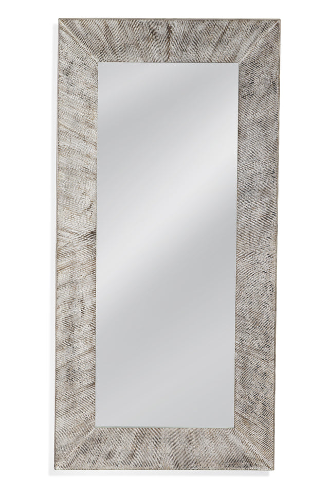Bassett White Jameston Floor Mirror