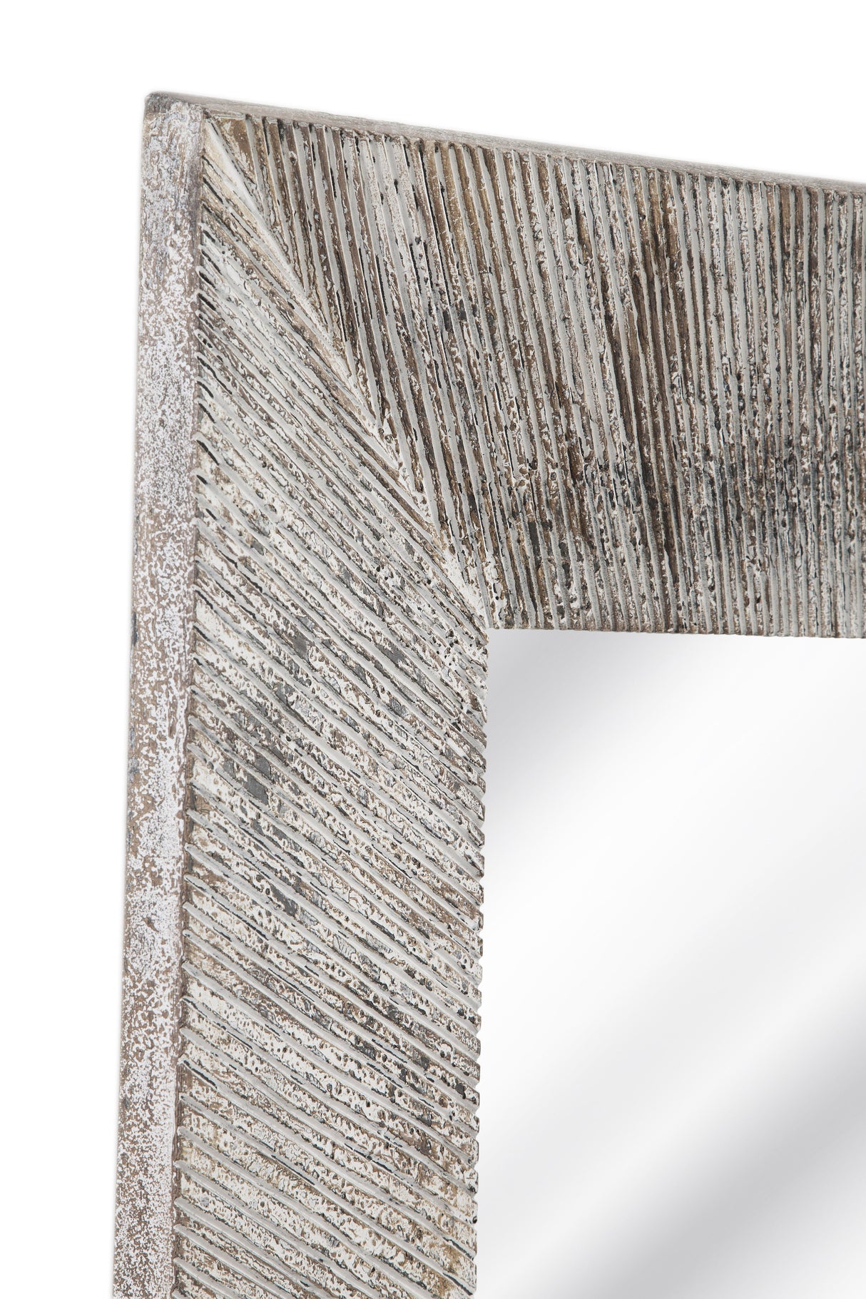 Bassett White Jameston Floor Mirror