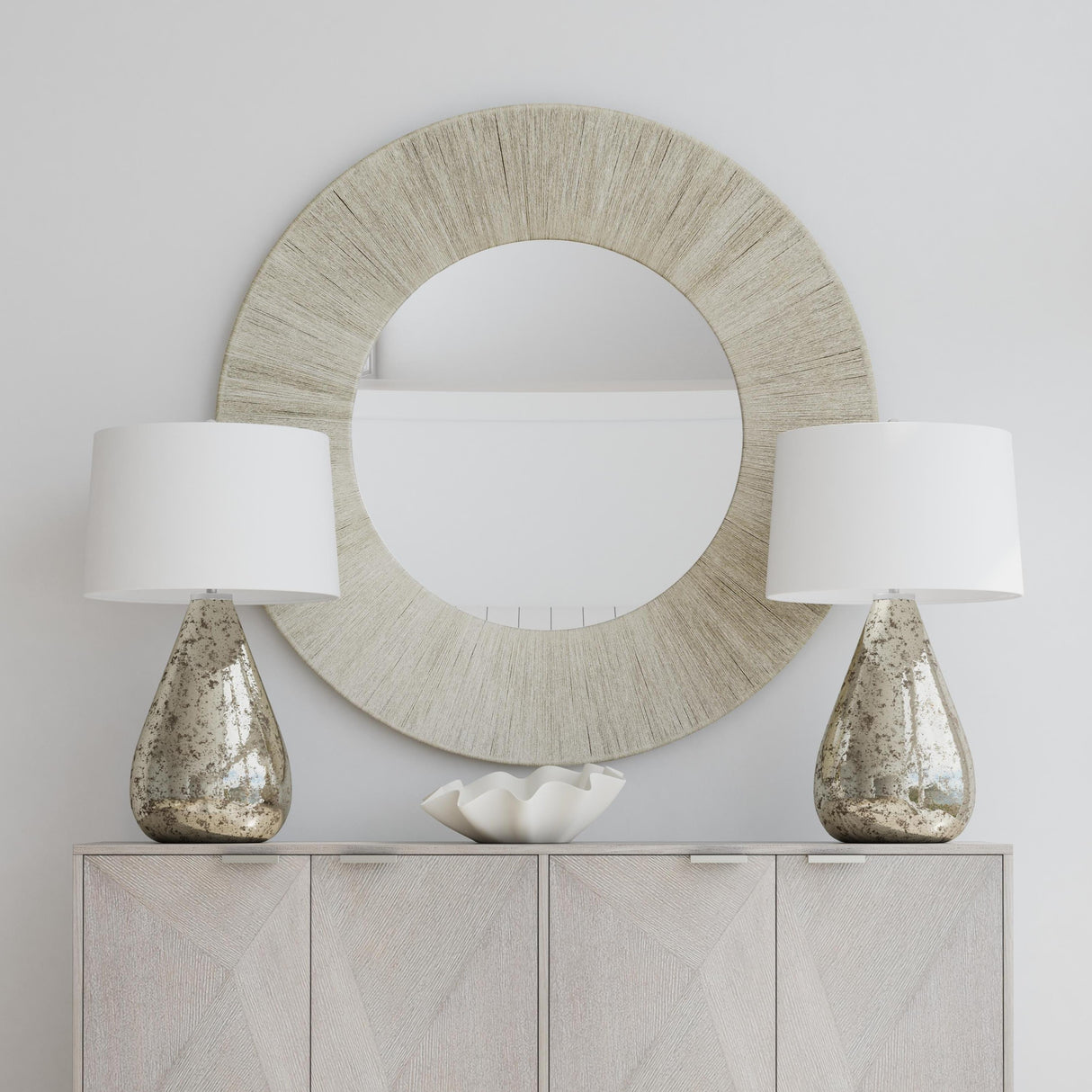 Bassett Gray Perez Wall Mirror