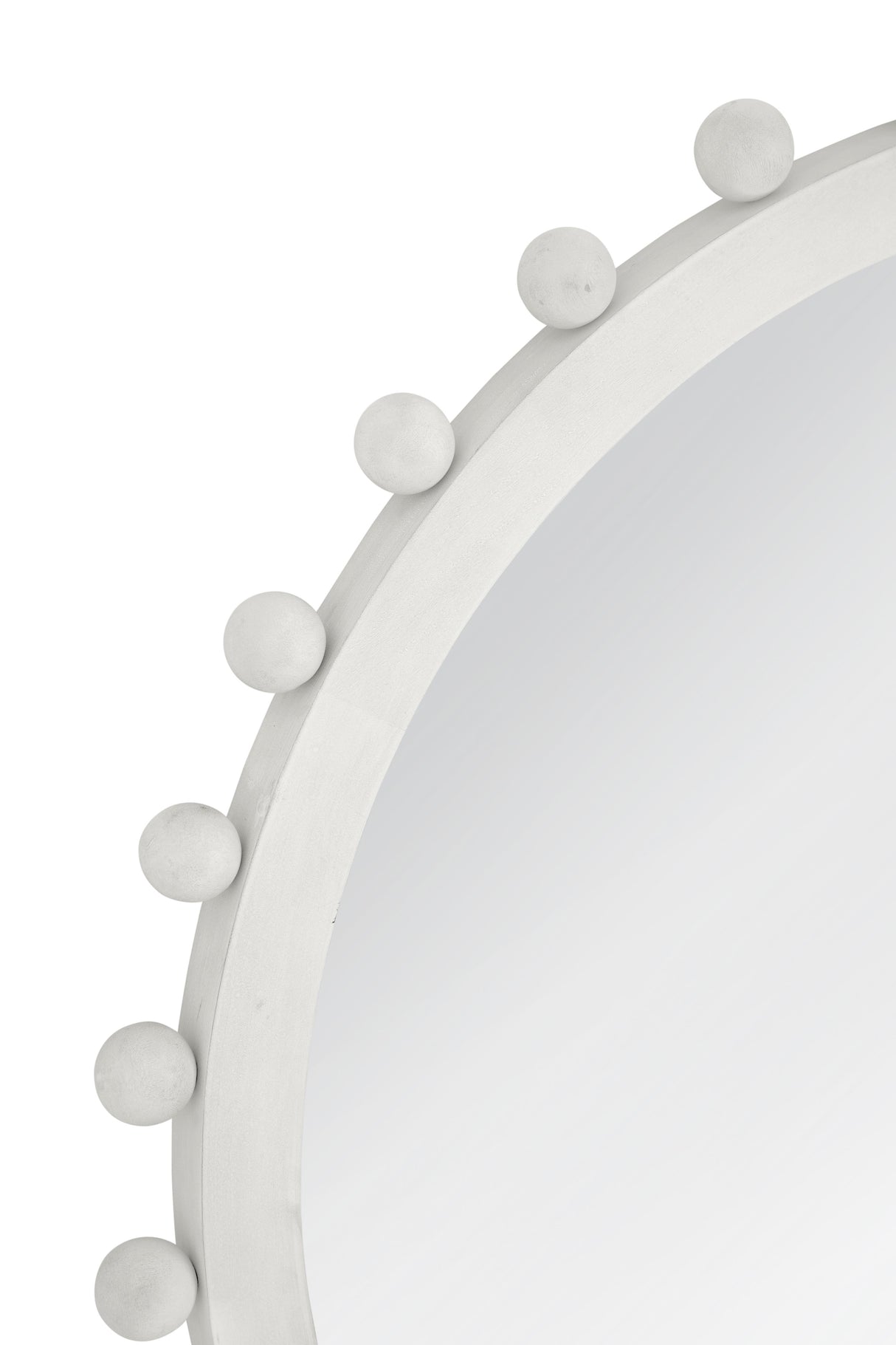 Bassett White Allard Wall Mirror