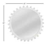 Bassett White Allard Wall Mirror