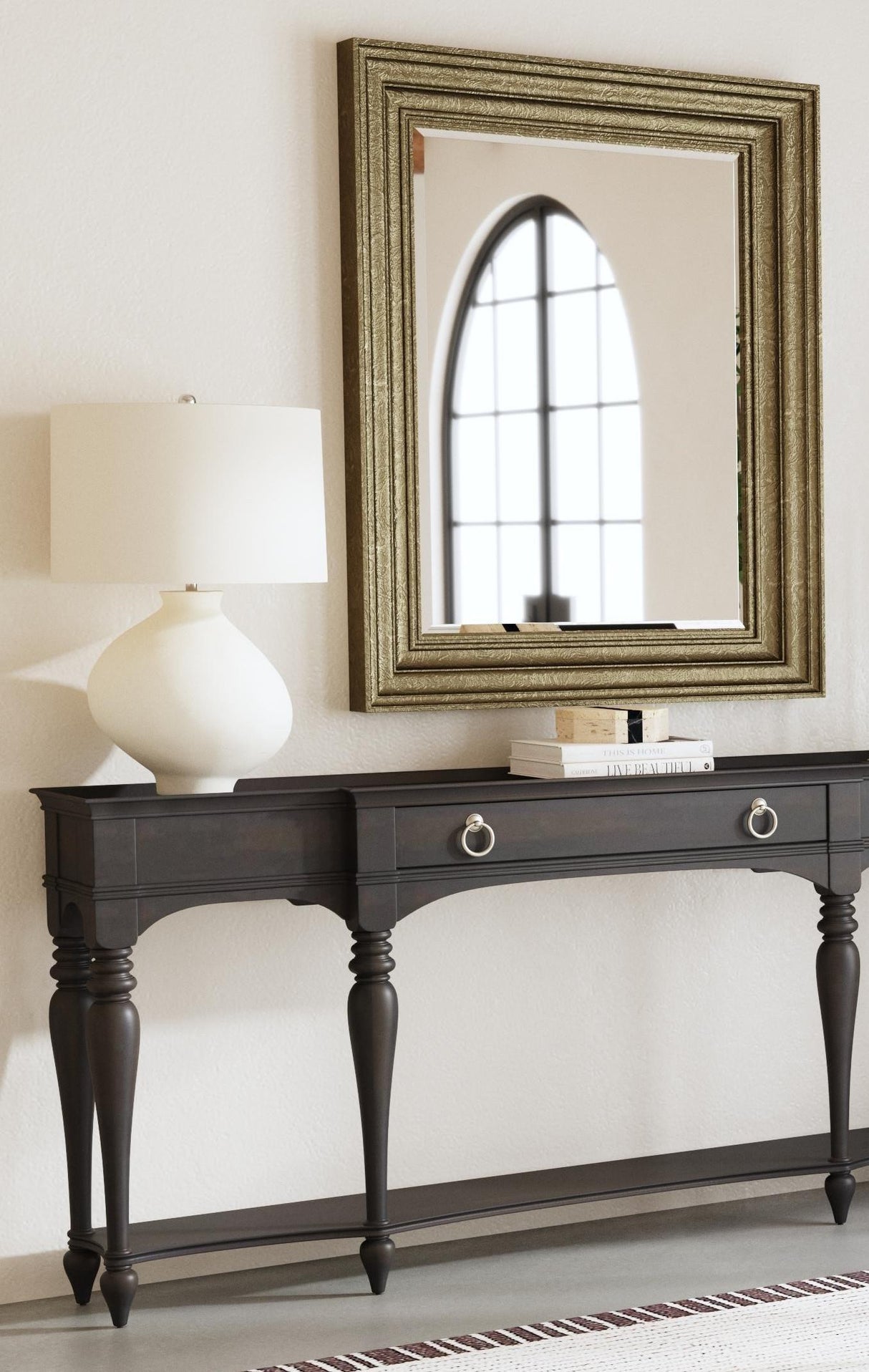 Bassett Silver Fontana Wall Mirror