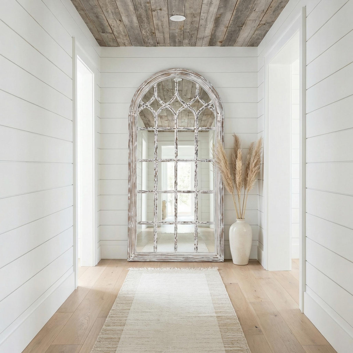 Bassett White Ingram Floor Mirror
