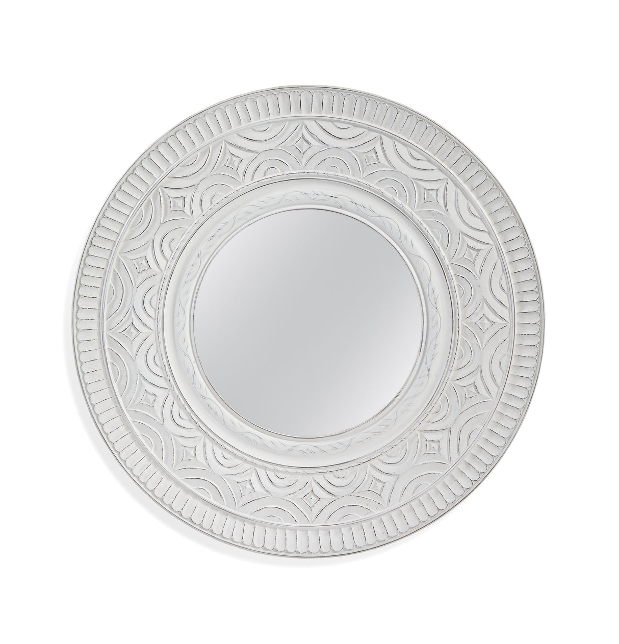 Bassett White Holland Wall Mirror