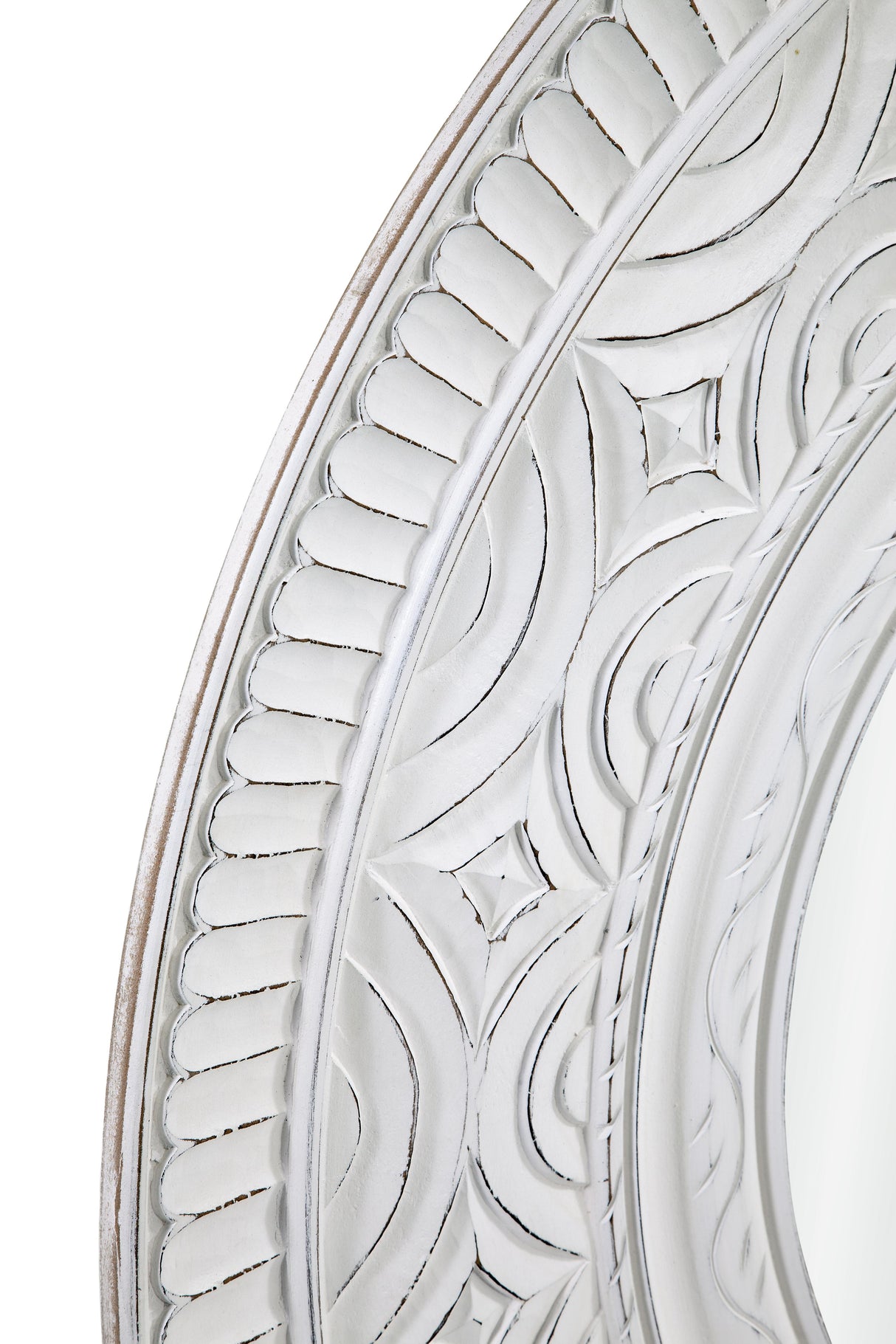Bassett White Holland Wall Mirror