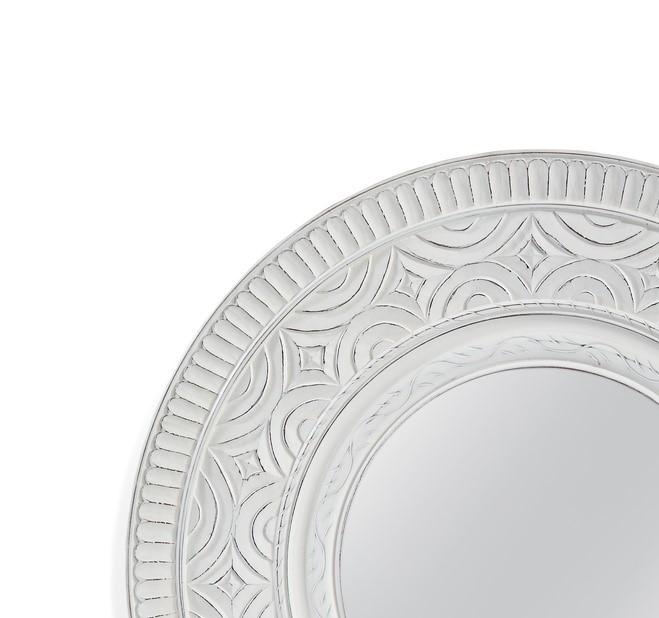 Bassett White Holland Wall Mirror