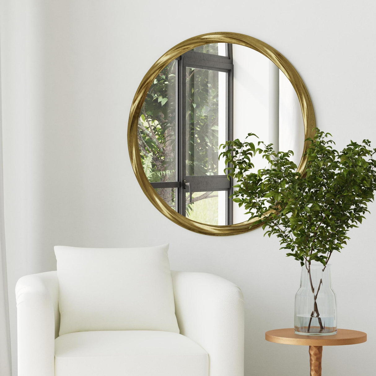 Bassett Gold Beekmann Hill Wall Mirror