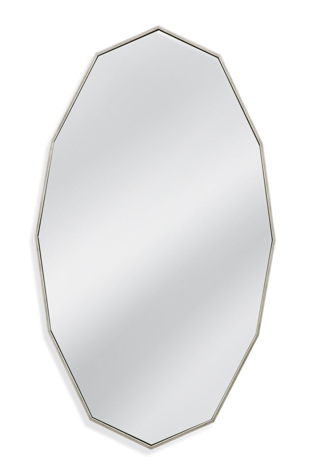 Bassett Silver Turning Leaf Wall Mirror