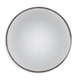 Bassett Black Silver Convex Wall Mirror