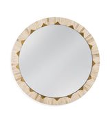 Bassett White Global Wall Mirror